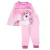 Unikornis Princess Light Pink gyerek hosszú pizsama 8 év / 128 cm