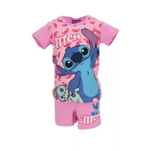 Disney Lilo és Stitch, A csillagkutya Scrump Pink gyerek rövid pizsama 4 év / 104 cm