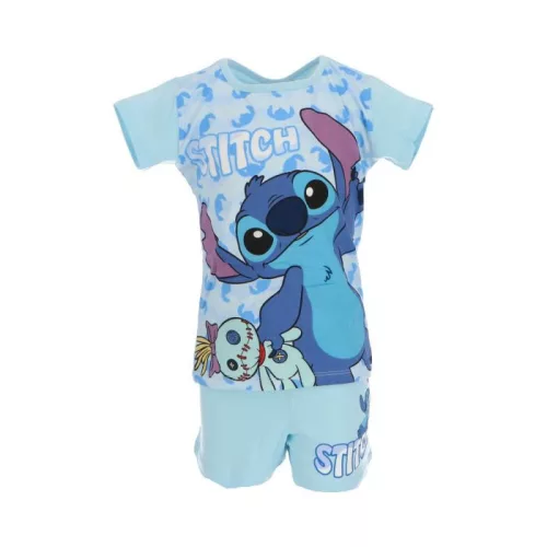 Disney Lilo és Stitch, A csillagkutya Scrump Blue gyerek rövid pizsama 4 év / 104 cm