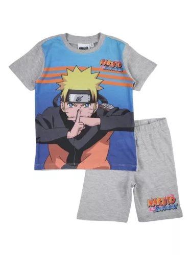 Naruto Kage Bunshin Grey gyerek rövid pizsama 12 év / 152 cm