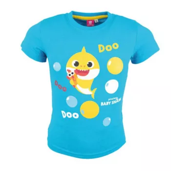   Baby Shark Doo Blue gyerek rövid póló, felső 6 év / 116 cm