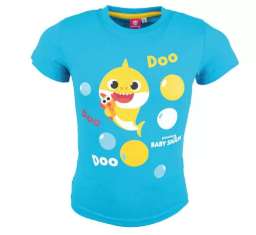 Baby Shark Doo Blue gyerek rövid póló, felső 6 év / 116 cm