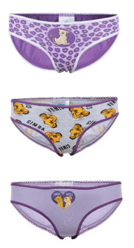 Disney Az Oroszlánkirály Simba gyerek fehérnemű, bugyi 3 darab/csomag 3 - 4 év / 98 - 104 cm