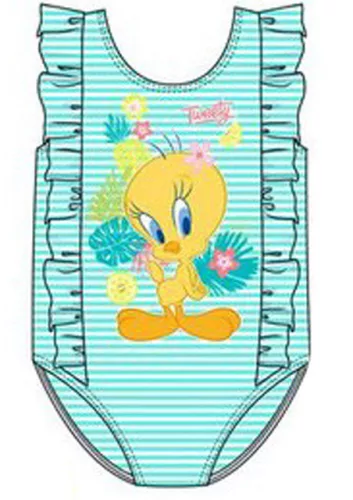 Bolondos dallamok Tweety Blue baba fürdőruha, úszó 18 hó