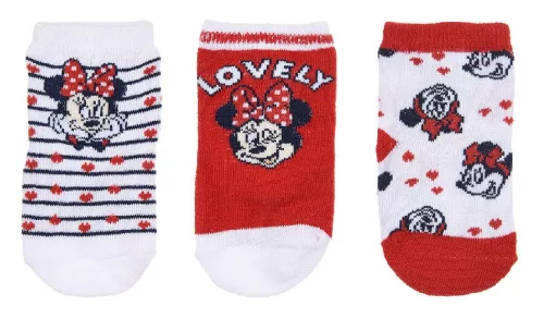 Disney Minnie Lovely White baba zokni 0/6 hó