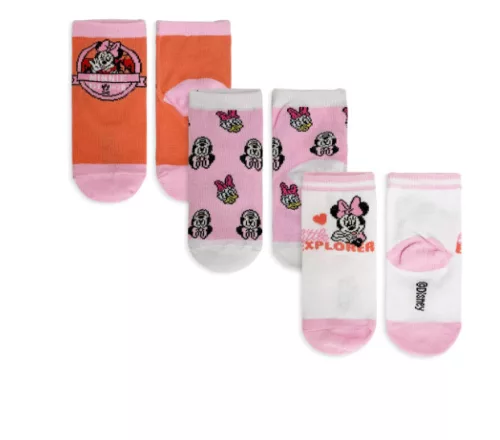 Disney Minnie Explorer White baba zokni 0/6 hó