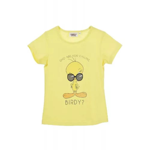 Bolondos dallamok Yellow rövid póló, felső 6 év / 116 cm