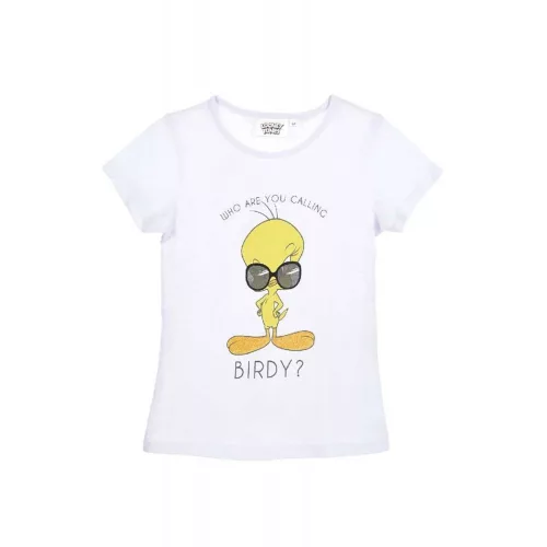 Bolondos dallamok White rövid póló, felső 8 év / 128 cm