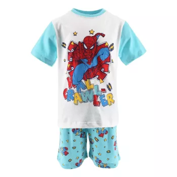   Pókember Wall Crawler Blue gyerek rövid pizsama 3 év / 98 cm