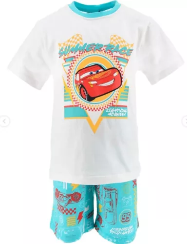 Disney Verdák Summer Race gyerek rövid pizsama 6 év / 116 cm