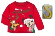 Disney Mickey Pluto Red Karácsonyi baba póló, felső 6 hó