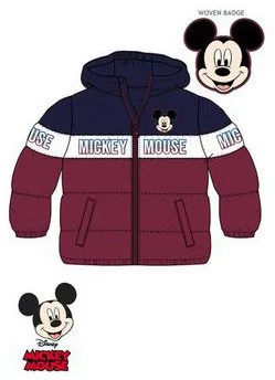 Disney Mickey Burgundy baba bélelt kabát 12 hó