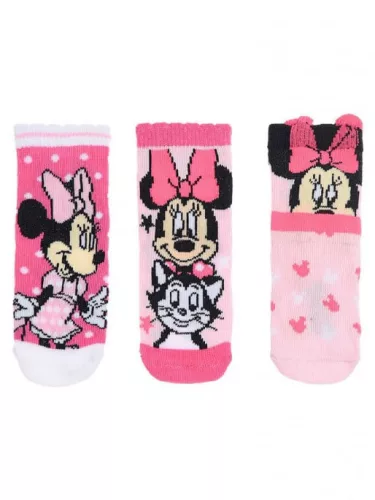 Disney Minnie Figaro Pink baba zokni 0/6 hó