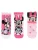 Disney Minnie Figaro Pink baba zokni 0/6 hó