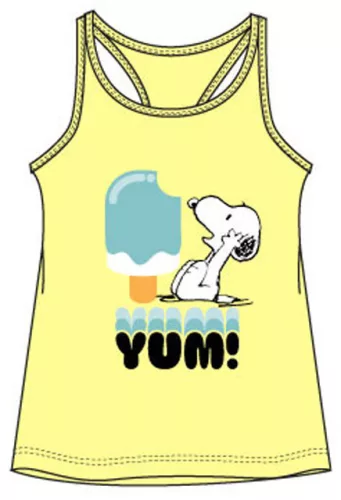 Snoopy Yum gyerek rövid póló, felső 6 év / 116 cm