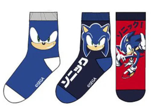 Sonic a sündisznó Turbo gyerek zokni 27/30