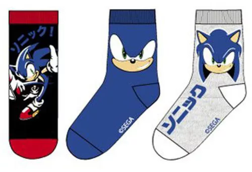 Sonic a sündisznó Turbo Blur gyerek zokni 23/26