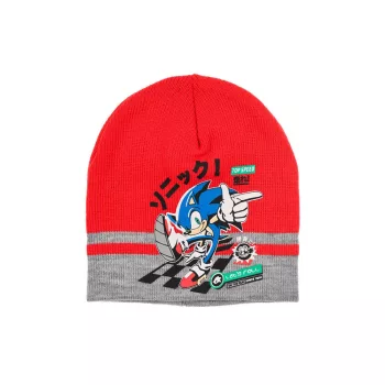 Sonic a sündisznó Let's Roll Red gyerek sapka 54 cm