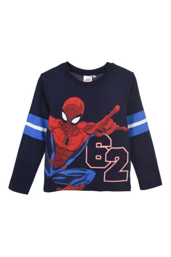 Pókember Navy gyerek hosszú póló, felső 6 év / 116 cm