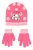 Hello Kitty Cute Dots Pink gyerek sapka + kesztyű szett 54 cm