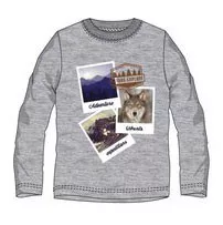Ushuaia Pictures Szürke férfi otthoni póló XL