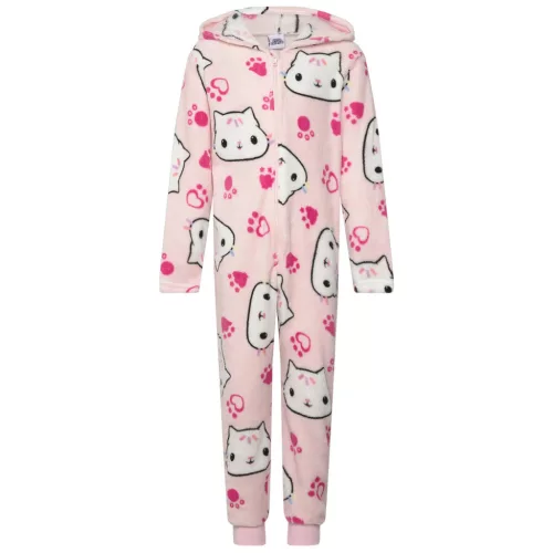 Gabi babaháza Cat Pink gyerek hosszú pizsama, overál 3 év / 98 cm
