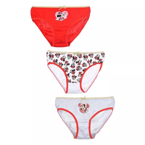 Disney Minnie Faces gyerek fehérnemű, bugyi 3 darab/csomag 5 - 6 év / 110 - 116 cm