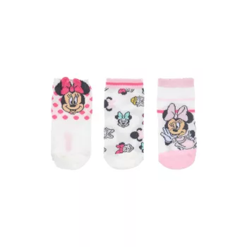Disney Minnie Wink White baba zokni 0/6 hó