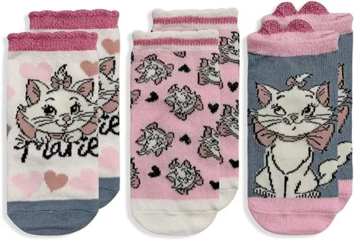 Disney Marie Cute Hearts baba zokni 6/12 hó