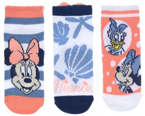 Disney Minnie Shell Peach baba zokni 0/6 hó