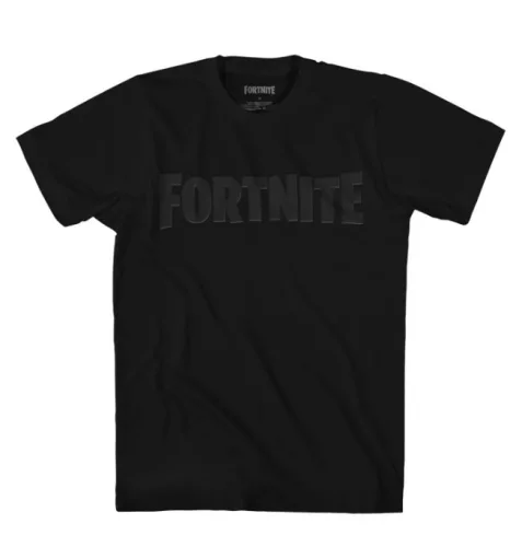Fortnite Black gyerek rövid póló, felső 16 év / 176 cm