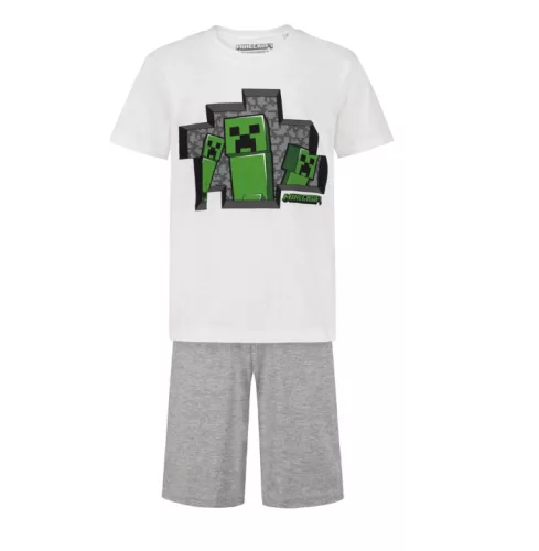 Minecraft Tunnel Trouble gyerek rövid pizsama 10 év / 140 cm