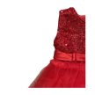 Csillogós, flitteres, tüll ruha, piros 