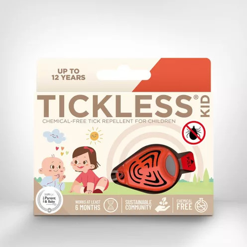 Tickless Kid ultrahangos kullancsriasztó babáknak és kisgyerekeknek, narancs