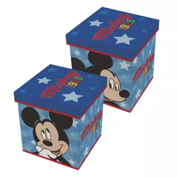 Disney Mickey Cheerful játéktároló 30×30×30 cm