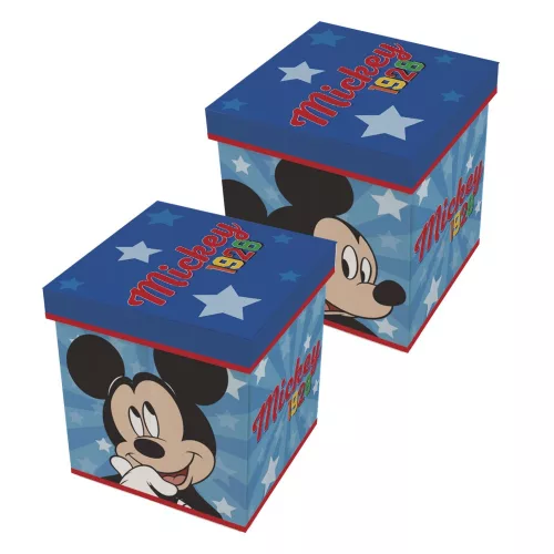 Disney Mickey Cheerful játéktároló 30×30×30 cm