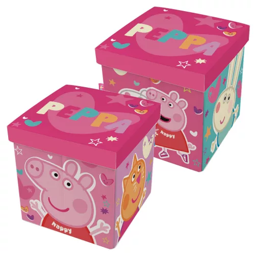 Peppa malac Happy játéktároló 30×30×30 cm