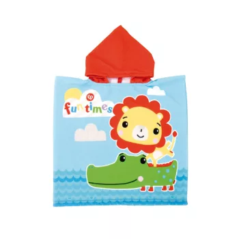   Fisher-Price Fun Times strand törölköző poncsó 55x110 cm