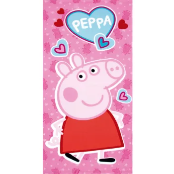   Peppa malac Love fürdőlepedő, strand törölköző 70x140cm (Fast Dry)