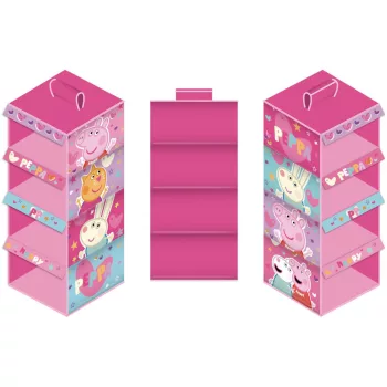 Peppa malac Happy függő szekrényrendező 4 részes