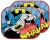 Batman Comic napellenző ablakra 2 db-os