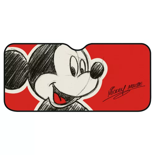 Disney Mickey Red alumínium autós napellenző, napvédő első szélvédőre 130x70 cm