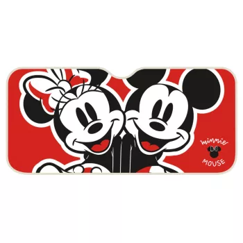  Disney Minnie, Mickey Hug alumínium autós napellenző, napvédő első szélvédőre 130x70 cm