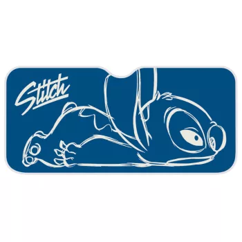   Disney Lilo és Stitch, A csillagkutya Blue alumínium autós napellenző, napvédő első szélvédőre 130x70 cm