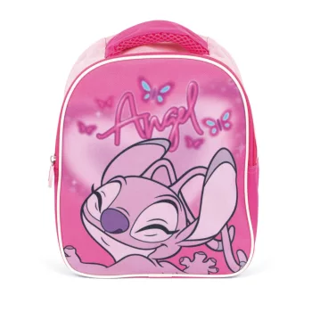   Disney Lilo és Stitch, A csillagkutya Pink Angel hátizsák, táska 24 cm
