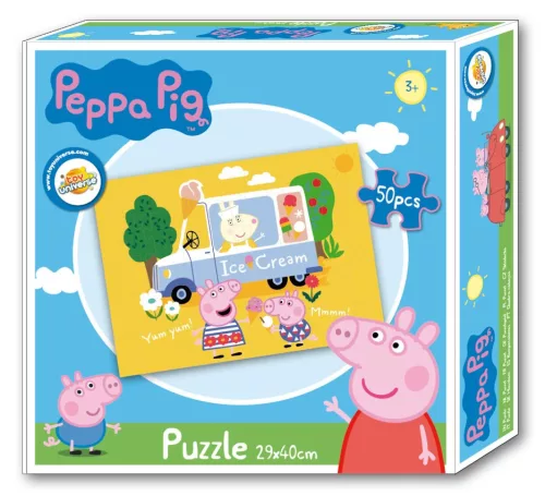 Peppa malac Ice Cream vendor puzzle 50 db-os