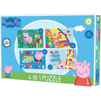 Peppa malac Cool Things puzzle 4 az 1-ben