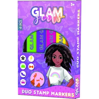 Glam Girls Nora filctoll és nyomda szett 6 db-os
