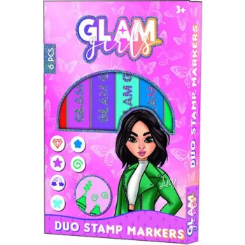 Glam Girls Lucy filctoll és nyomda szett 6 db-os