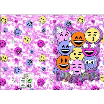Emoji Smiles 3D pop-up üdvözlőkártya + boríték
